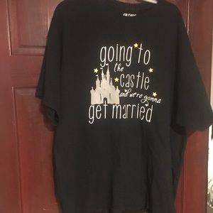 Disney wedding tshirt
